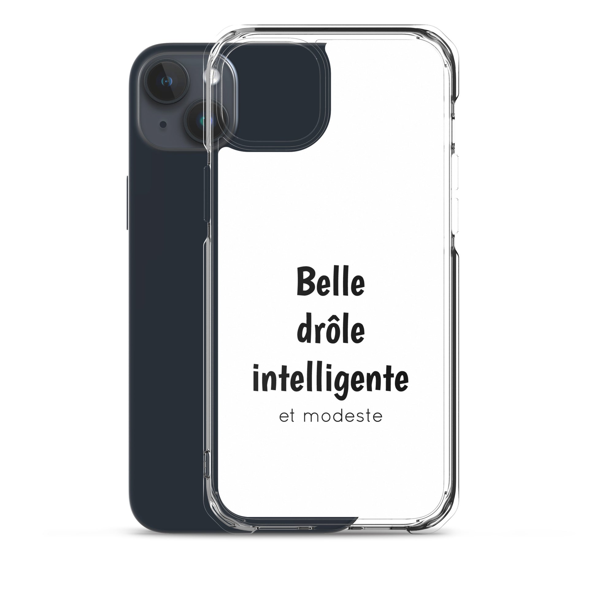 Coque iPhone Belle drôle intelligente et modeste - Sedurro