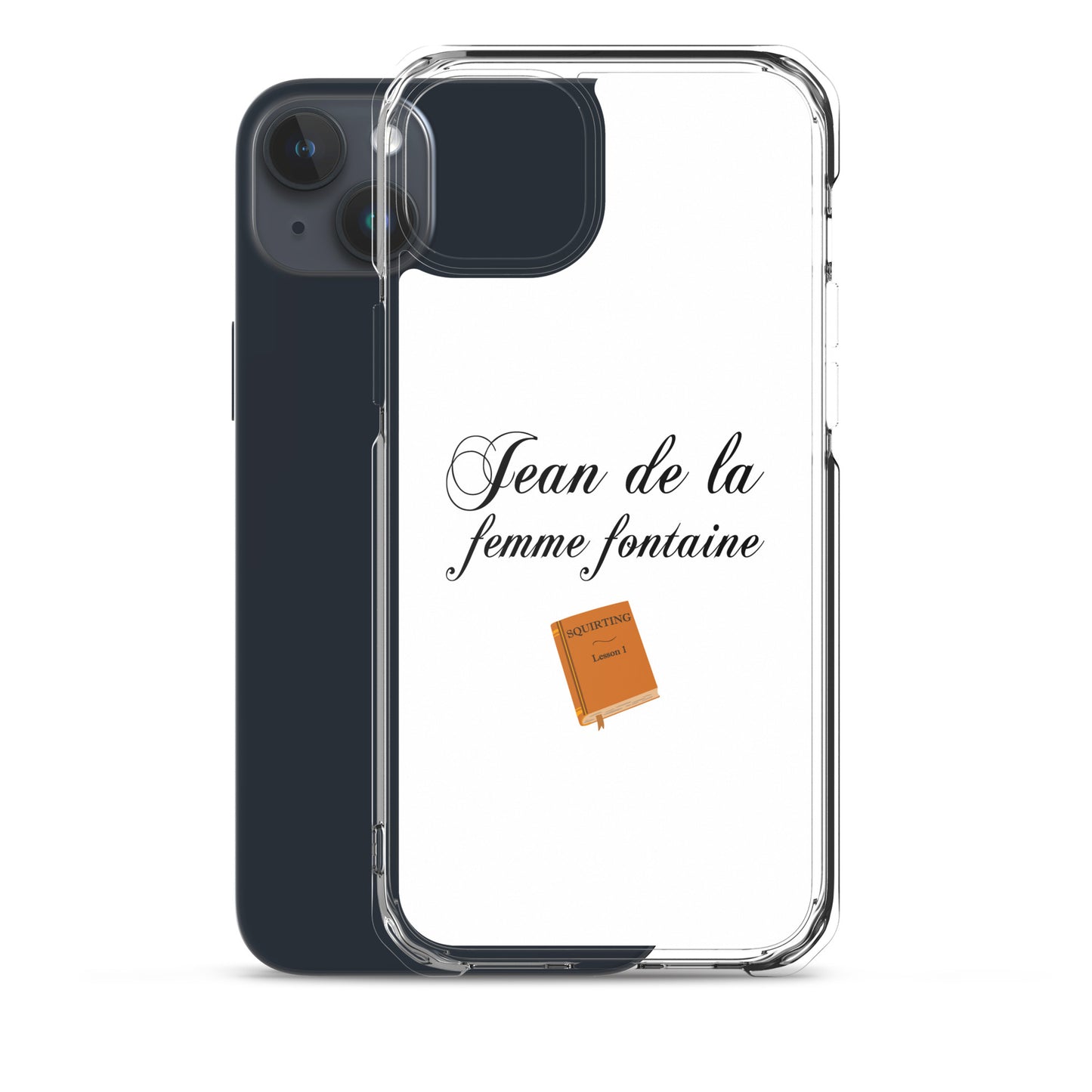 Coque iPhone Jean de la femme fontaine - Sedurro