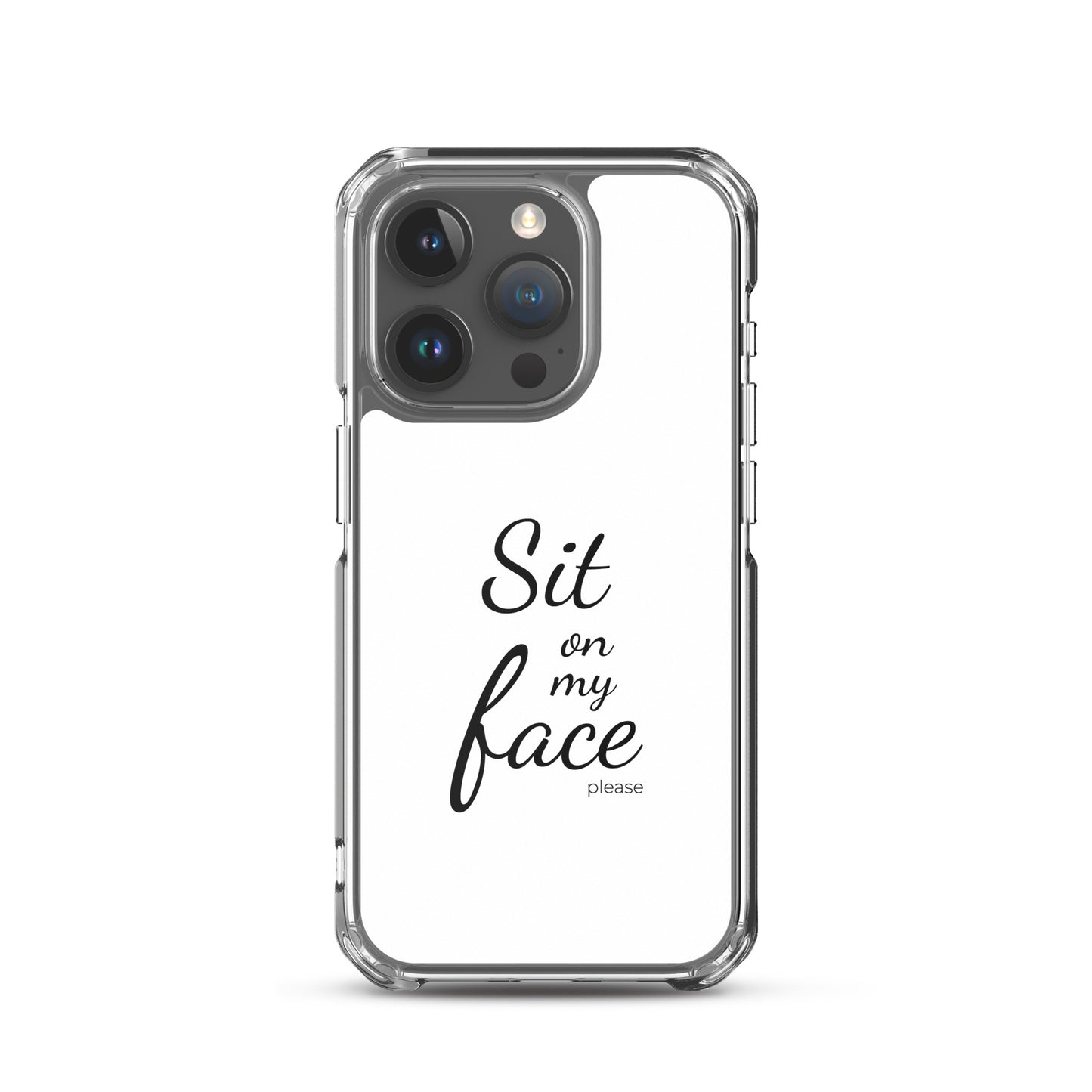 Coque iPhone Sit on my face please - Sedurro