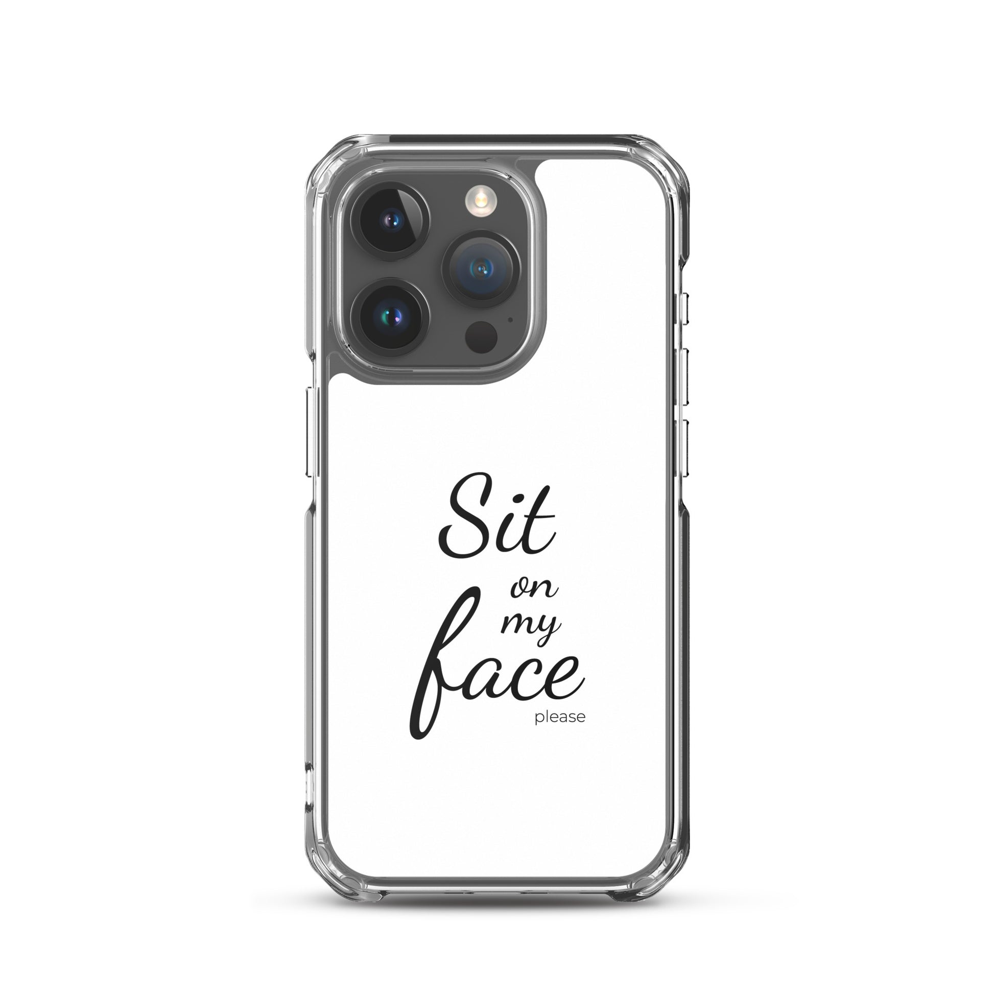 Coque iPhone Sit on my face please - Sedurro