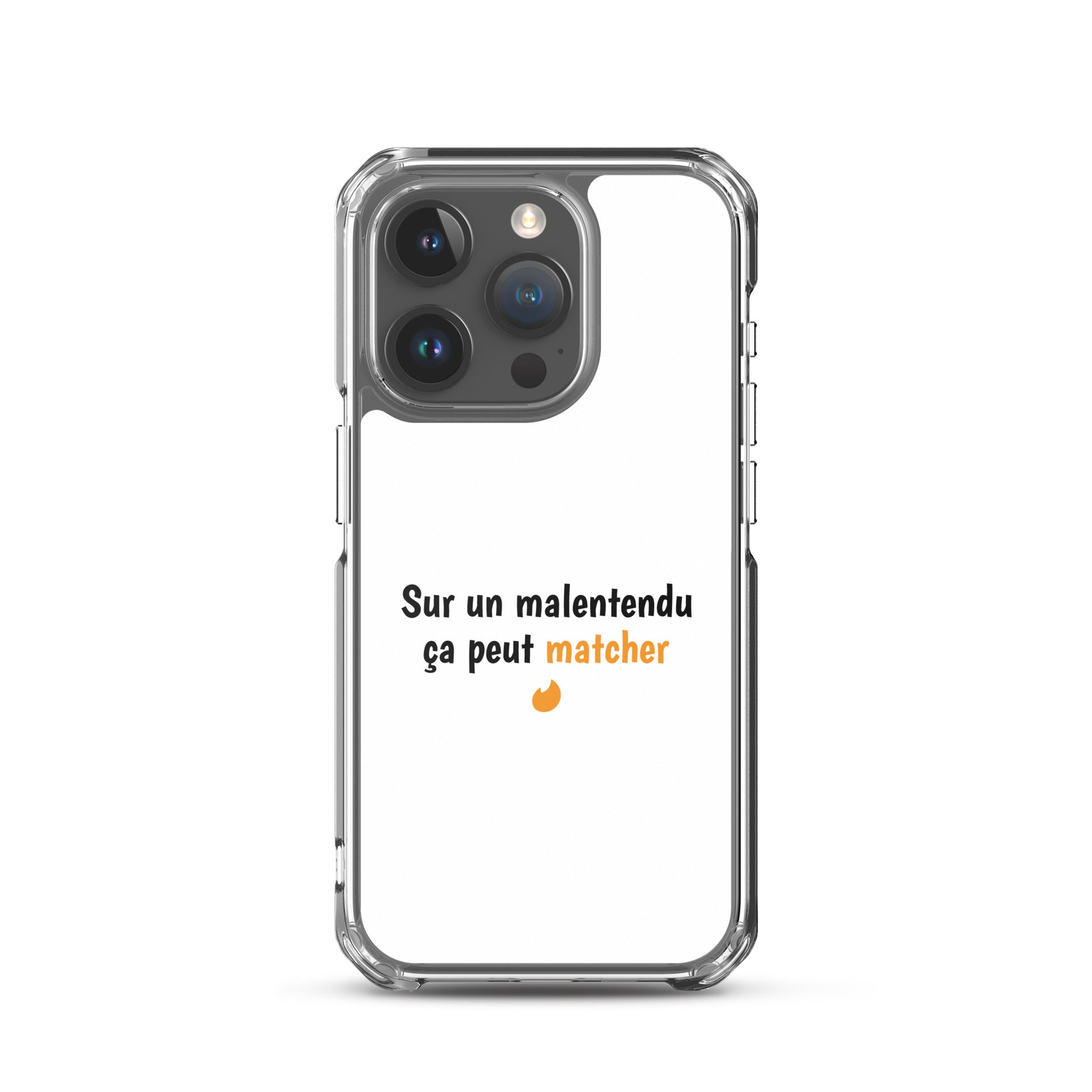 Coque iPhone Sur un malentendu ça peut matcher - Sedurro