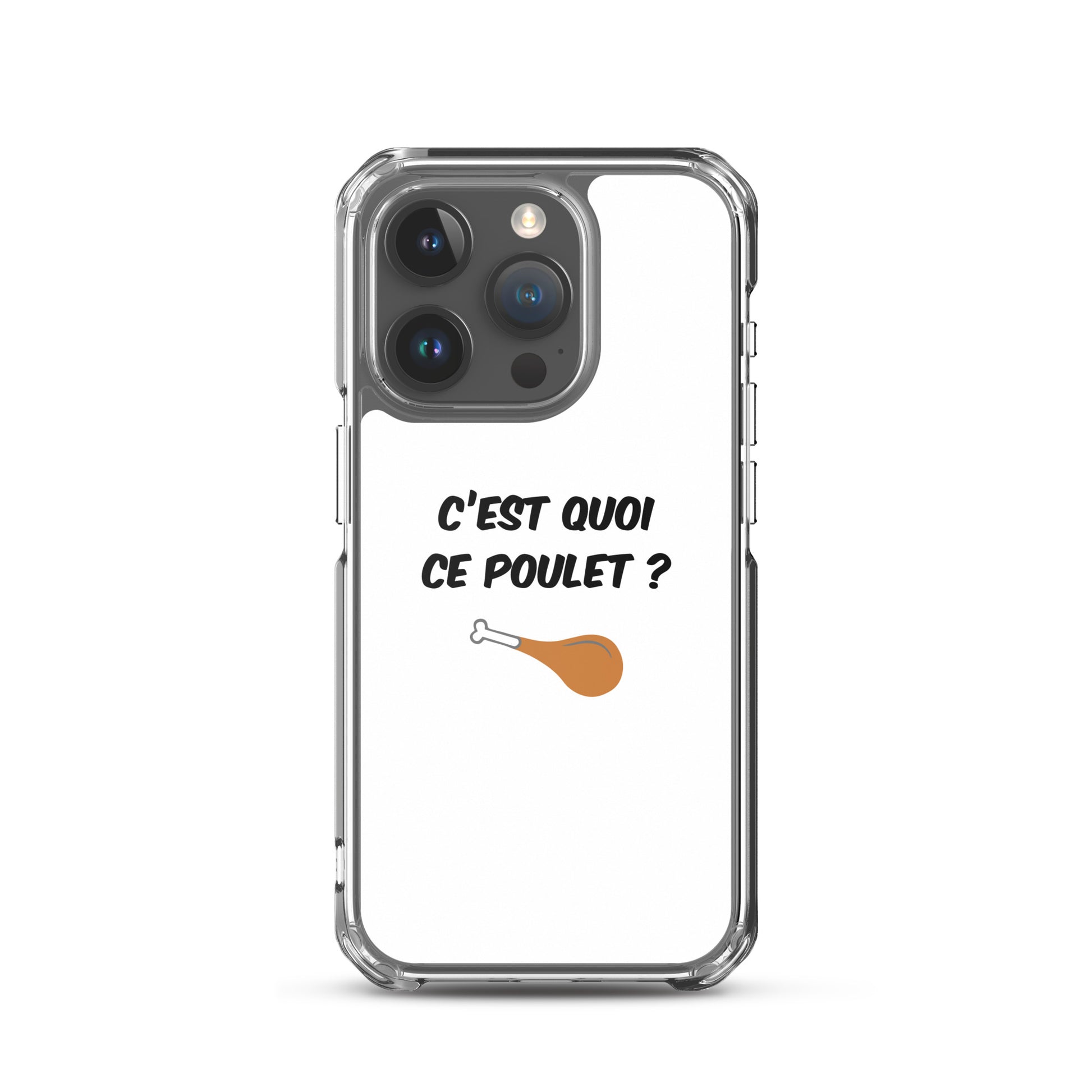 Coque iPhone C'est quoi ce poulet - Sedurro