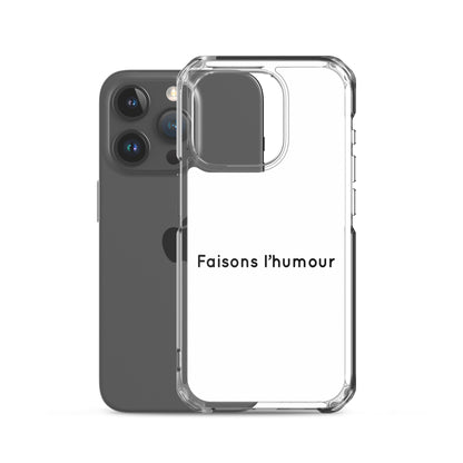 Coque iPhone Faisons l'humour Sedurro