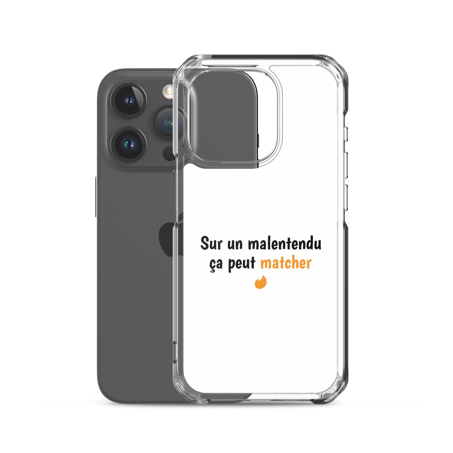 Coque iPhone Sur un malentendu ça peut matcher - Sedurro