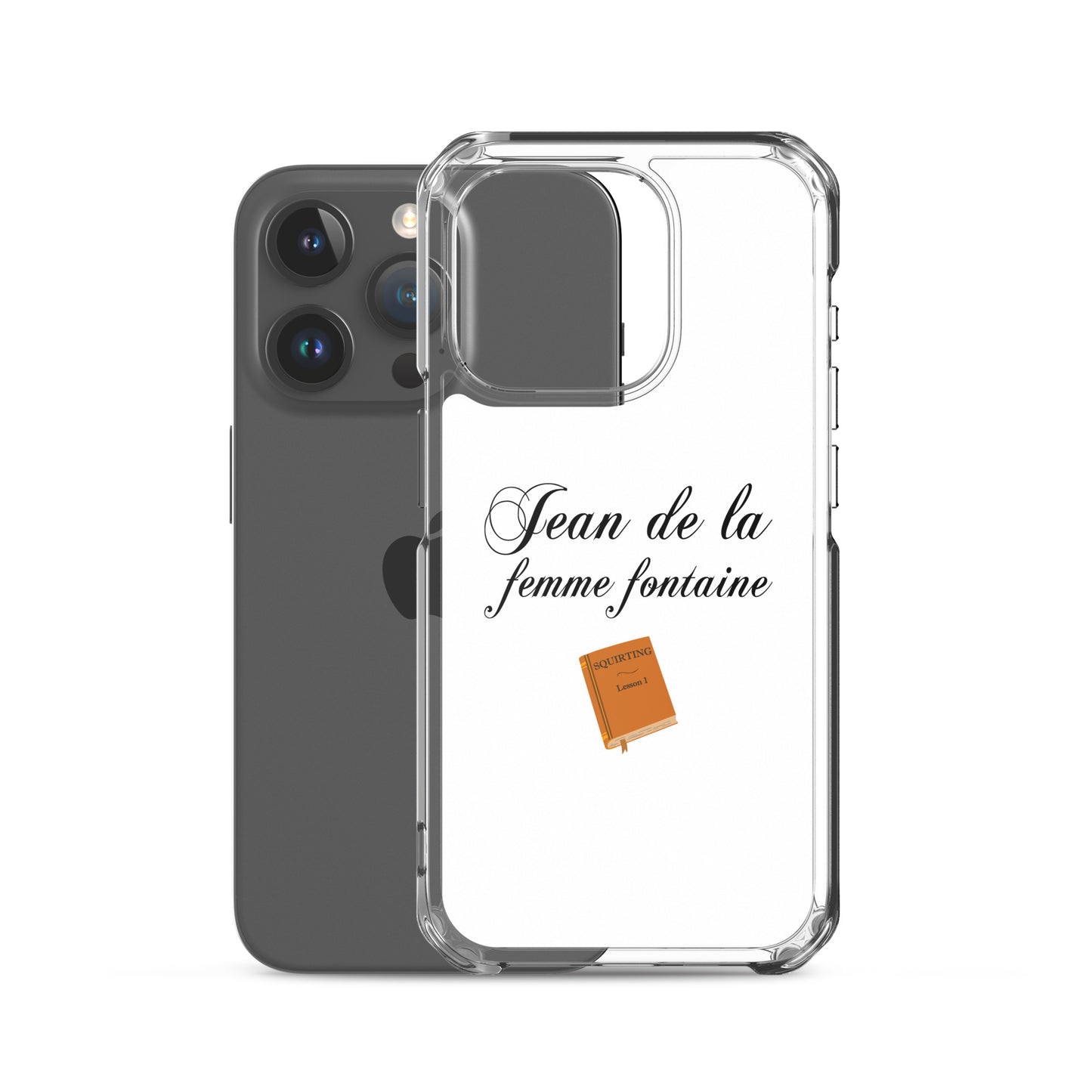 Coque iPhone Jean de la femme fontaine - Sedurro