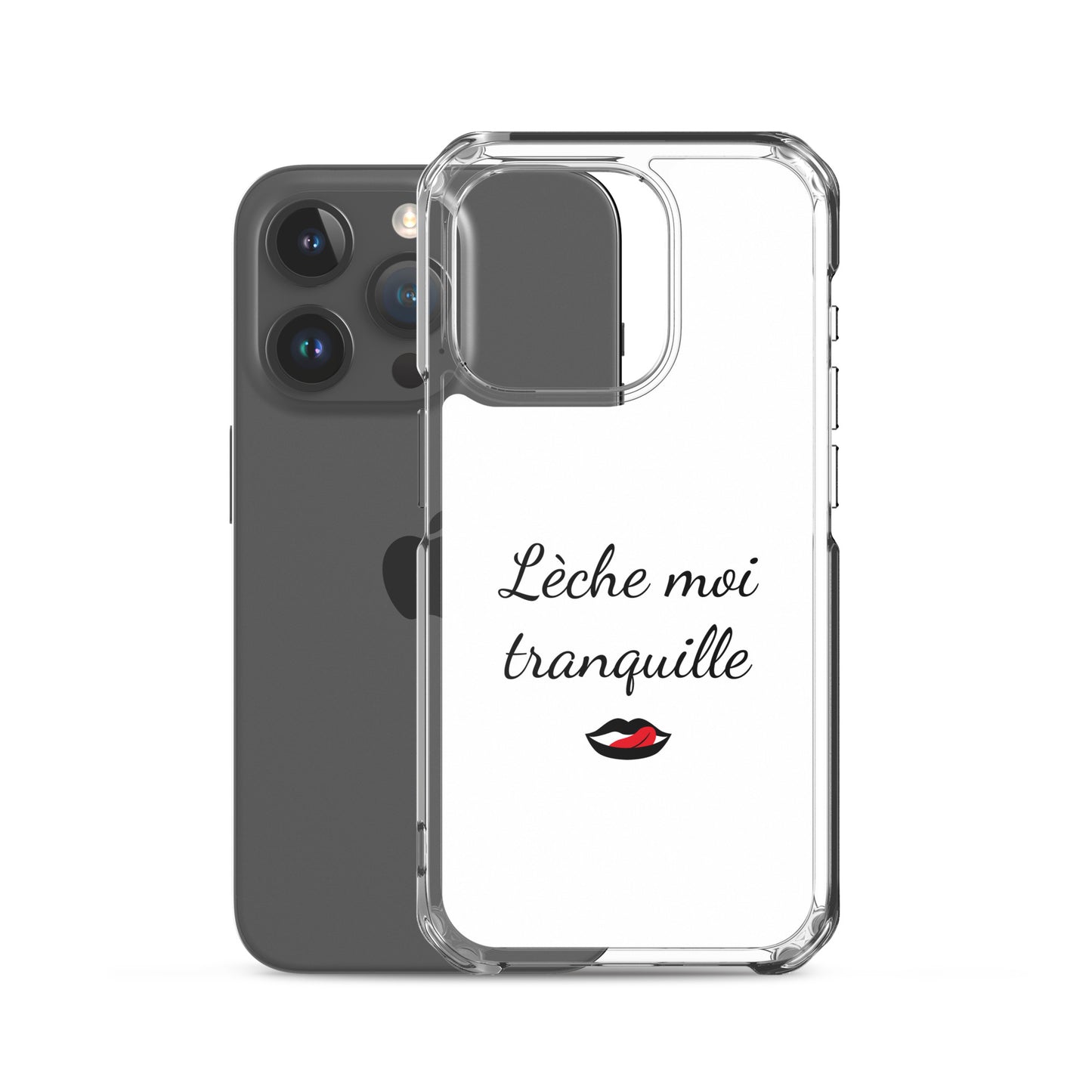 Coque iPhone Lèche moi tranquille - Sedurro