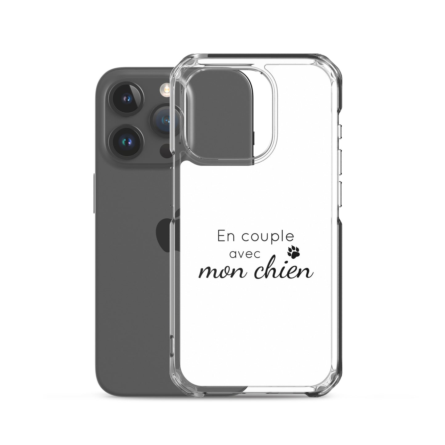 Coque iPhone En couple avec mon chien - Sedurro