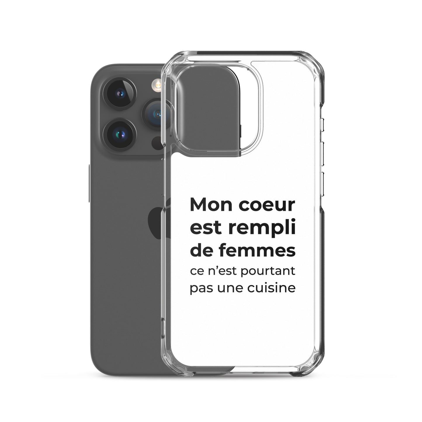 Coque iPhone Mon cœur est rempli de femmes ce n'est pourtant pas une cuisine Sedurro