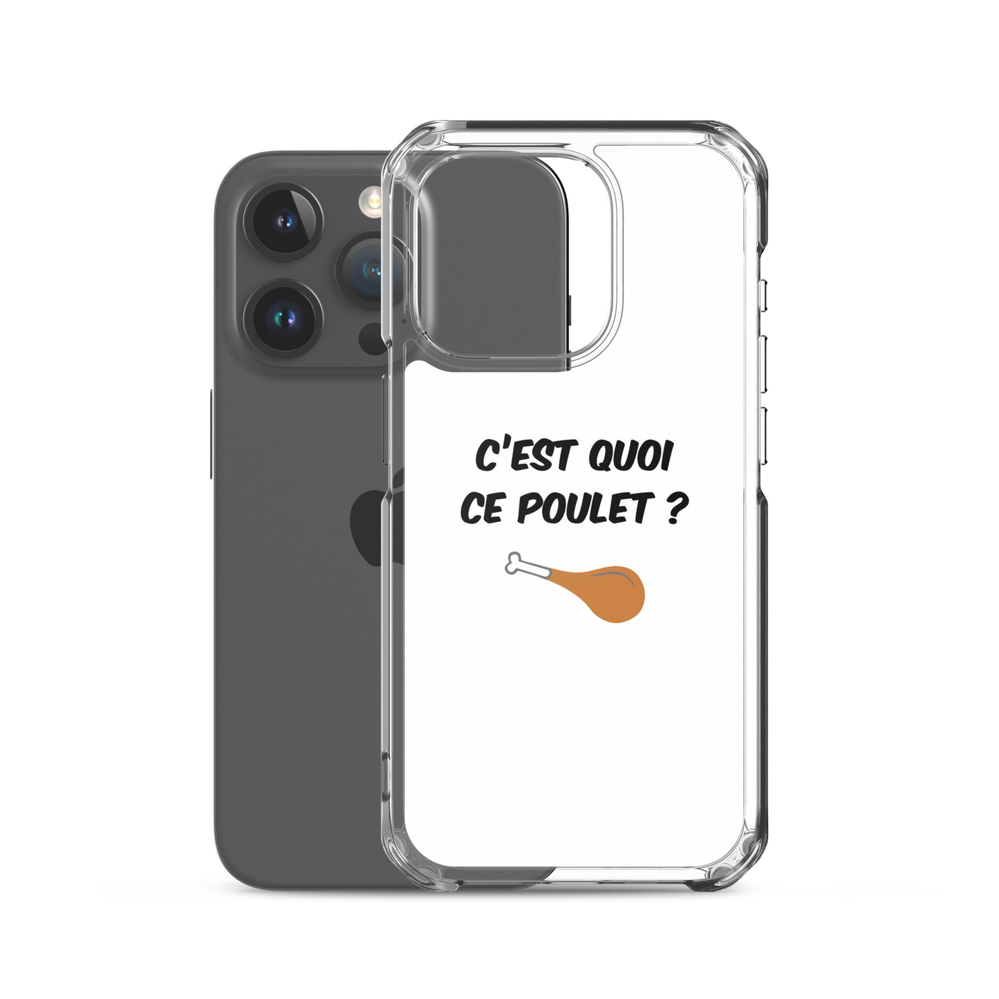 Coque iPhone C'est quoi ce poulet - Sedurro