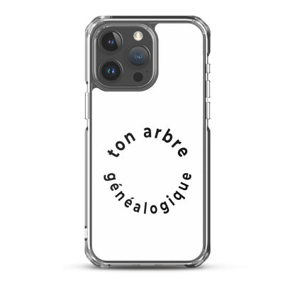 Coque iPhone Ton arbre généalogique en forme de cercle - Sedurro