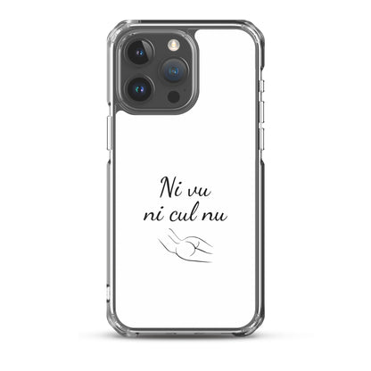 Coque iPhone Ni vu ni cul nu - Sedurro