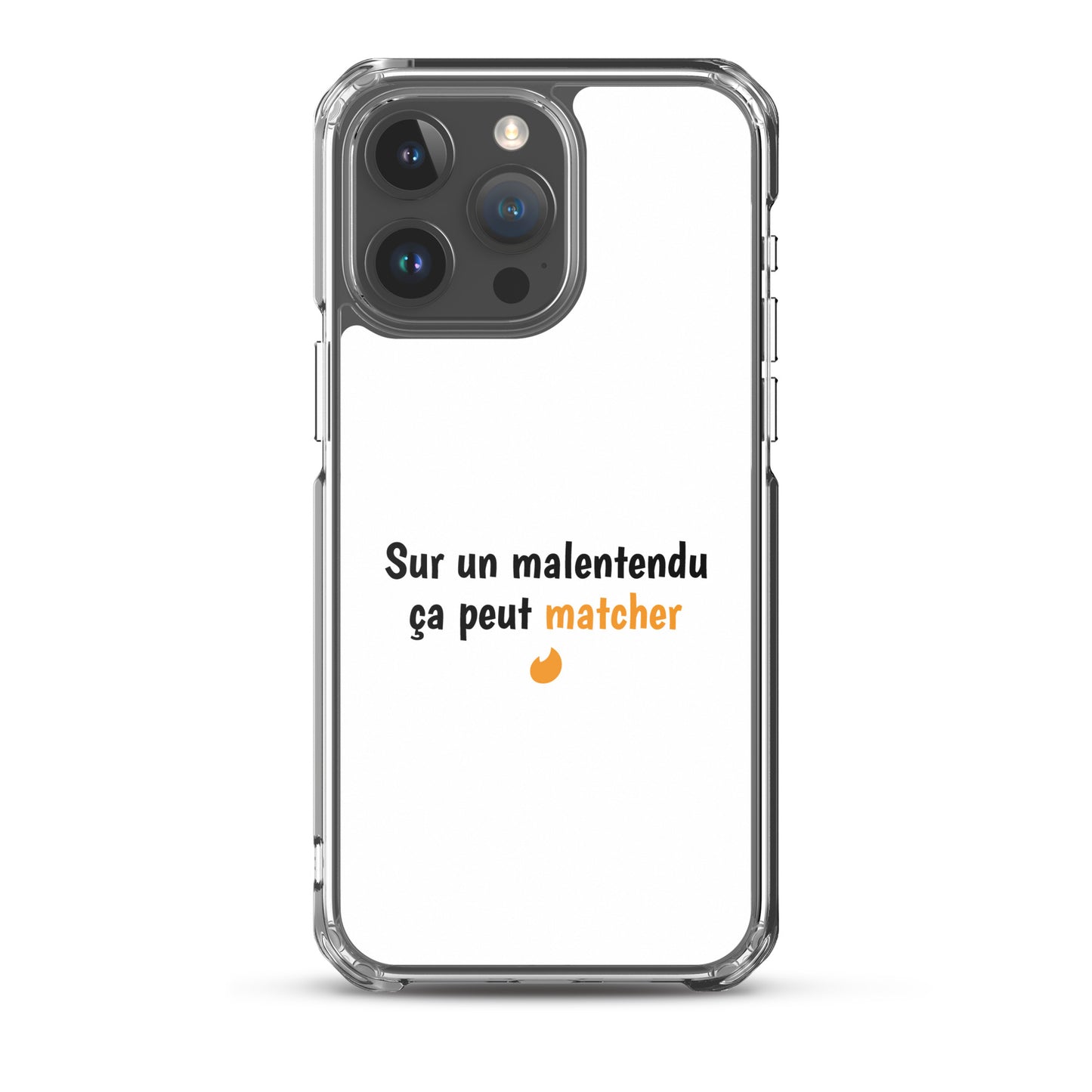 Coque iPhone Sur un malentendu ça peut matcher - Sedurro