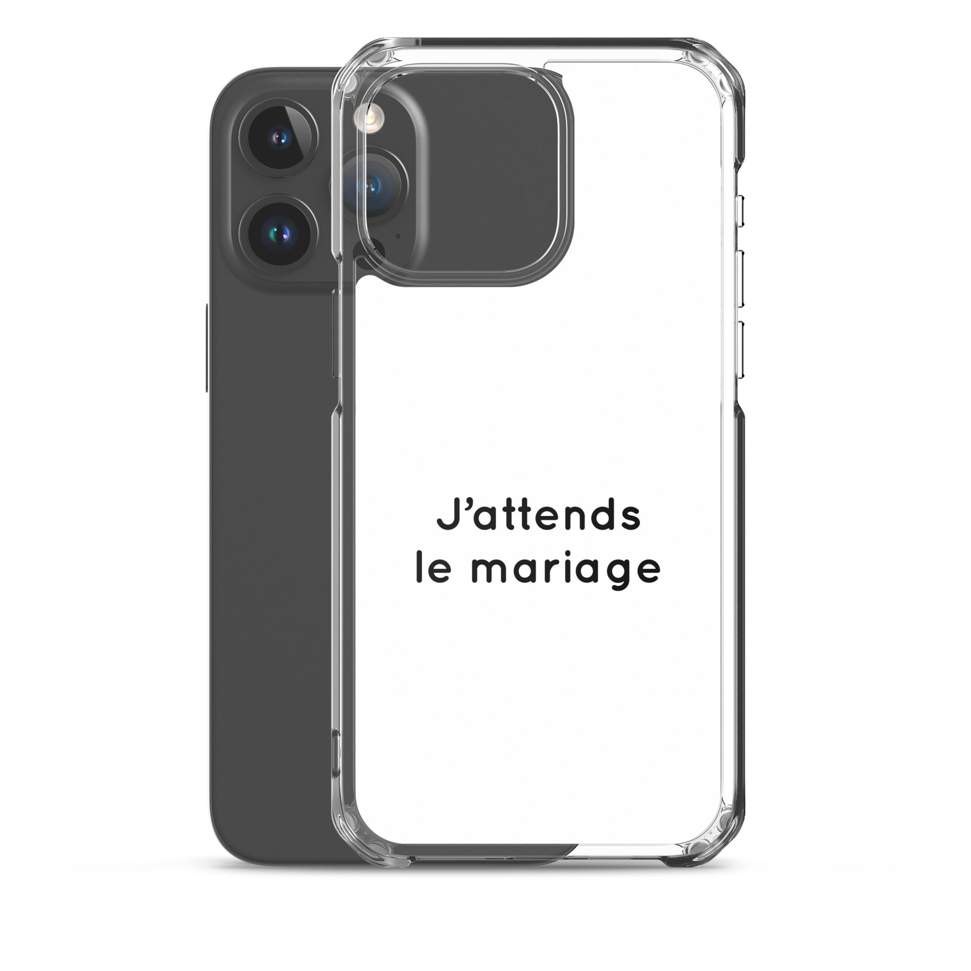 Coque iPhone J'attends le mariage - Sedurro