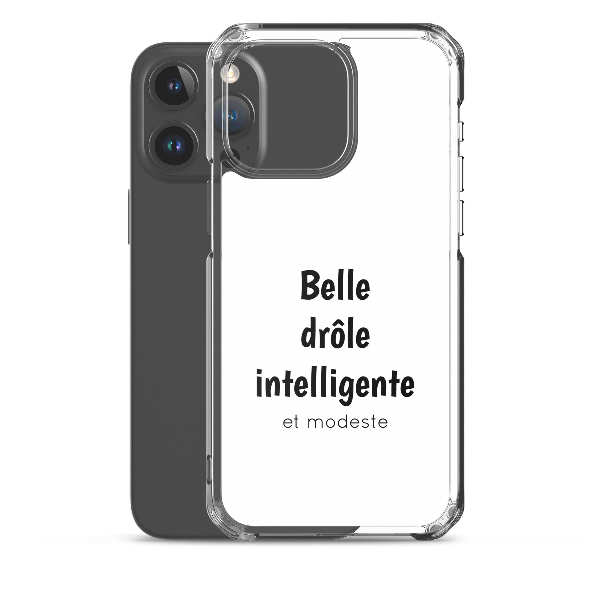 Coque iPhone Belle drôle intelligente et modeste - Sedurro