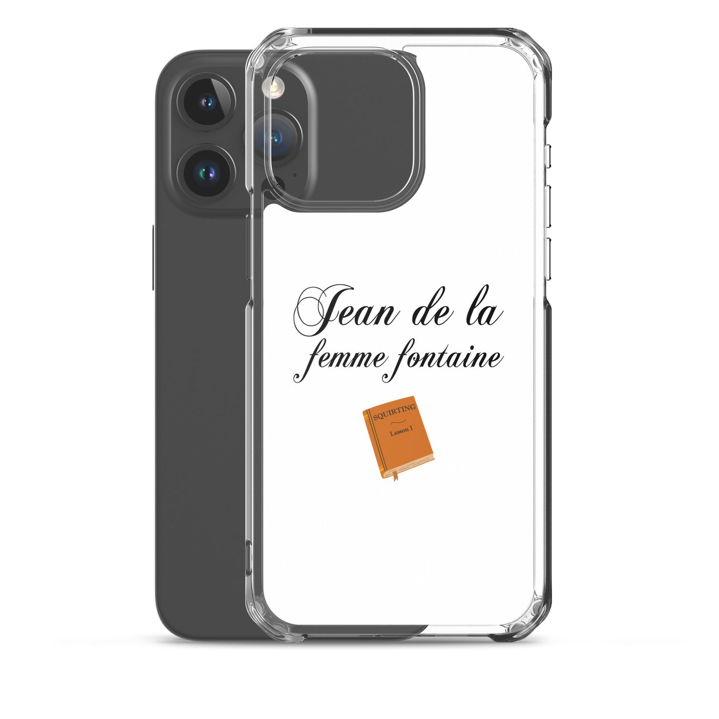 Coque iPhone Jean de la femme fontaine - Sedurro