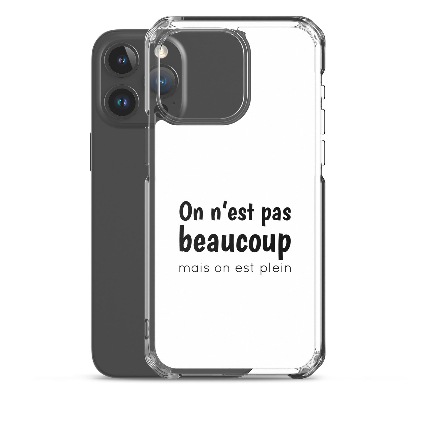 Coque iPhone On n'est pas beaucoup mais on est plein - Sedurro