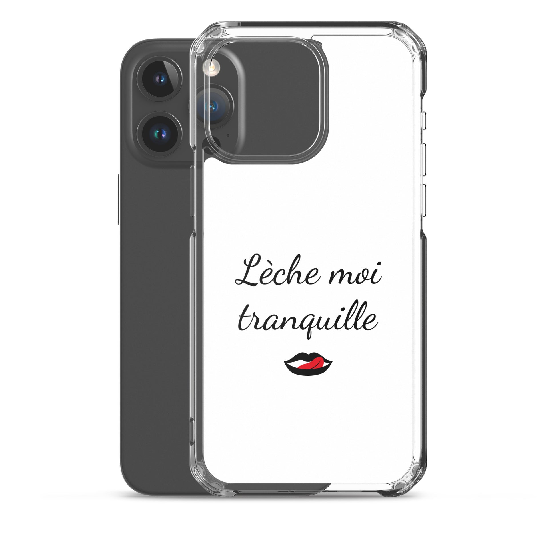 Coque iPhone Lèche moi tranquille - Sedurro