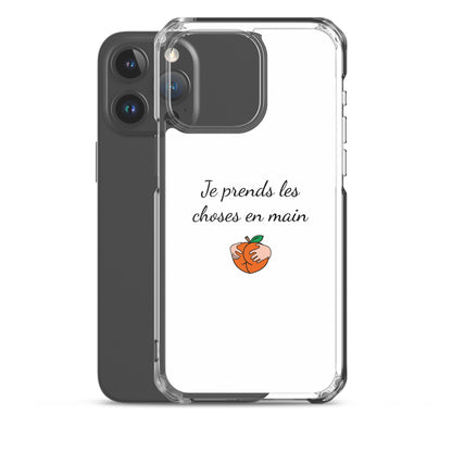 Coque iPhone Je prends les choses en main - Sedurro