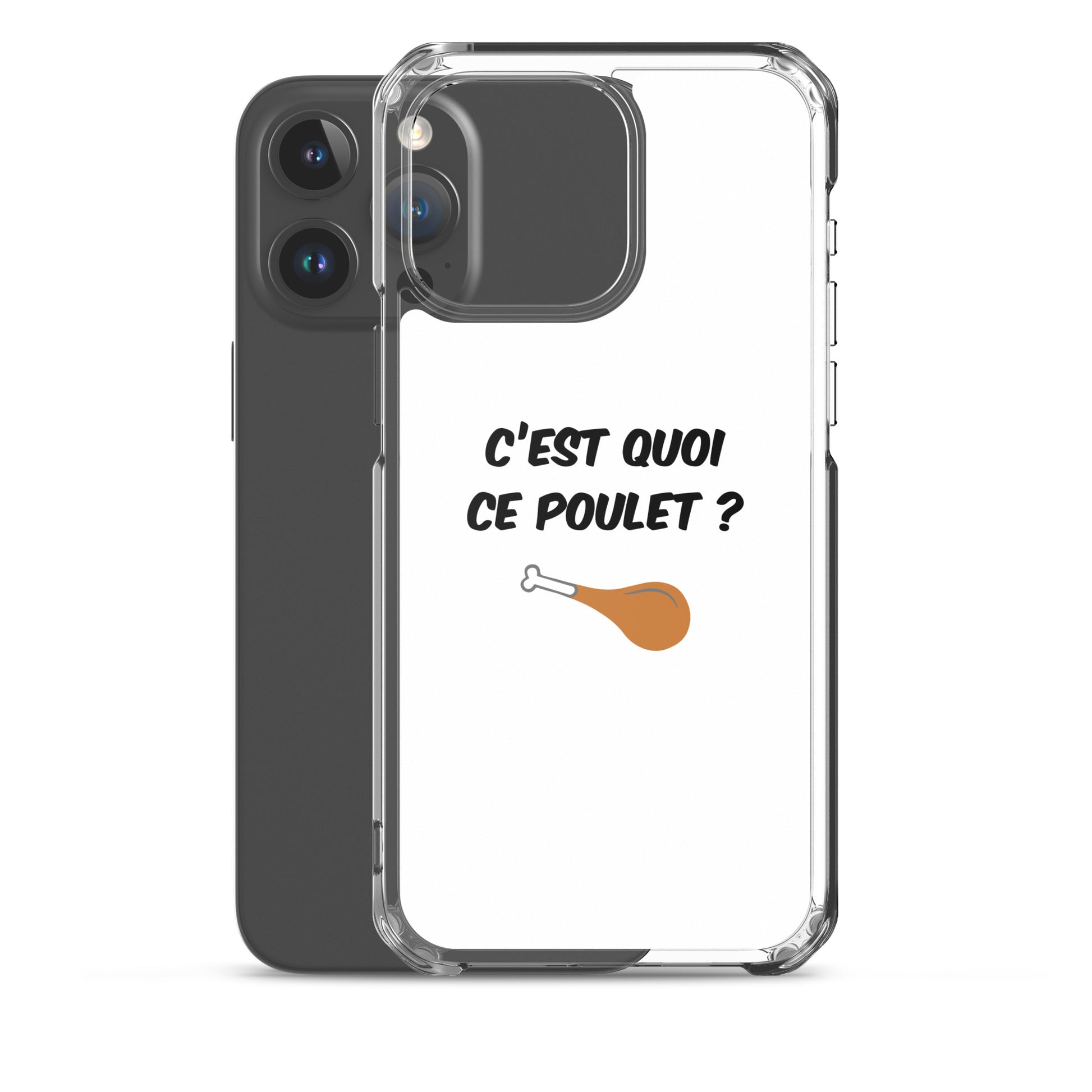 Coque iPhone C'est quoi ce poulet - Sedurro