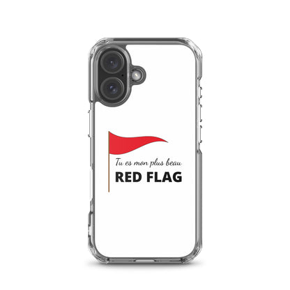 Coque iPhone Tu es mon plus beau red flag - Sedurro