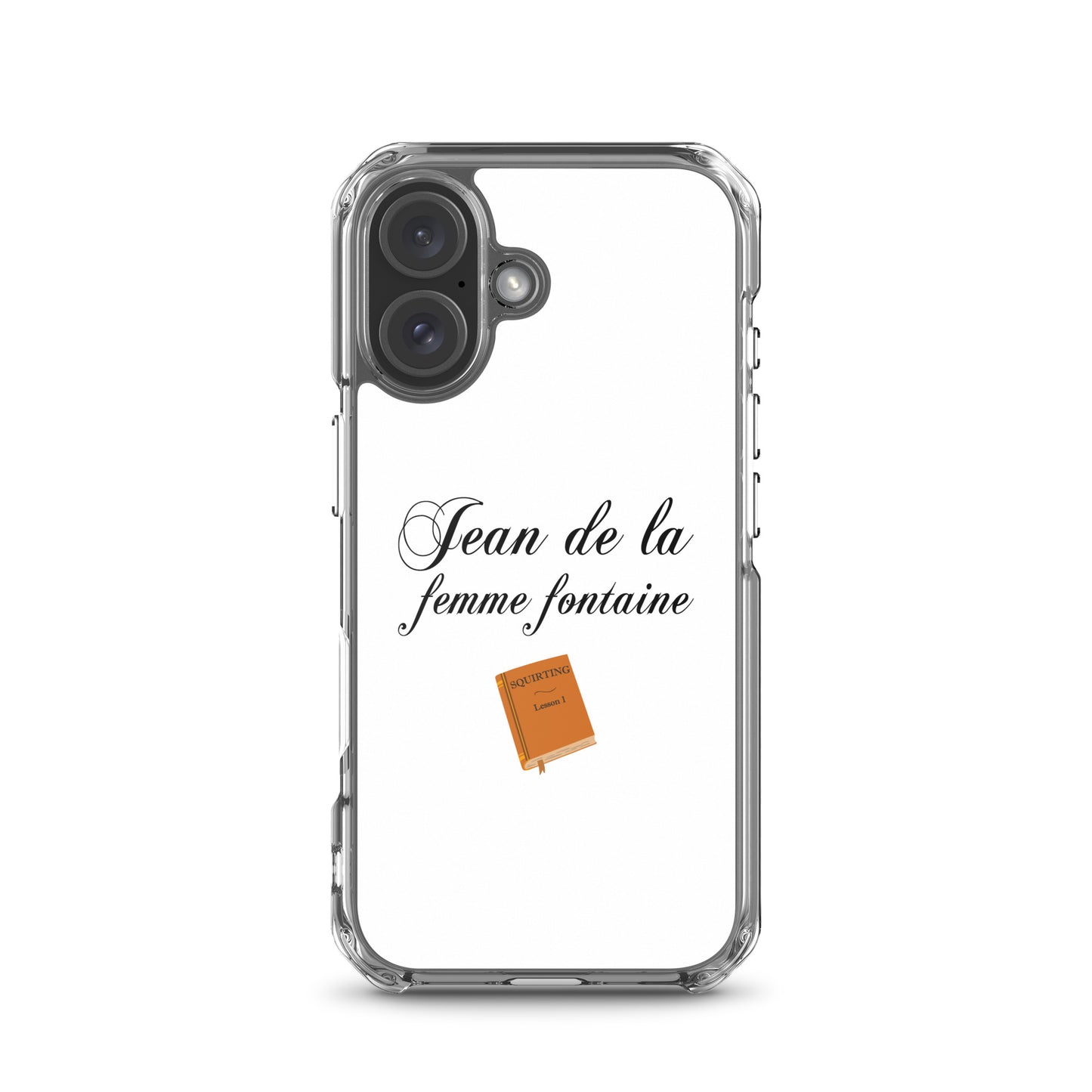 Coque iPhone Jean de la femme fontaine - Sedurro