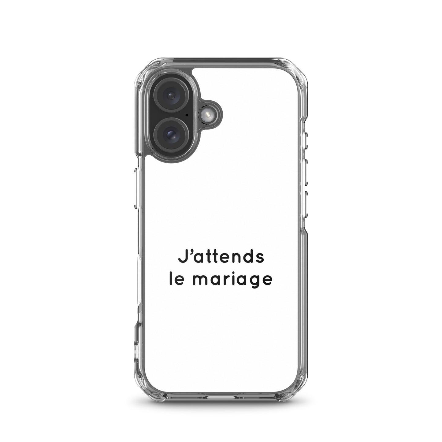 Coque iPhone J'attends le mariage - Sedurro