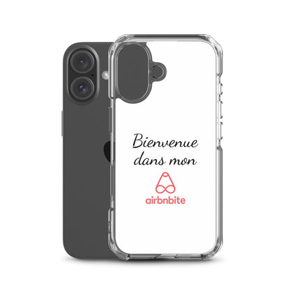 Coque iPhone Bienvenue dans mon airbnbite - Sedurro