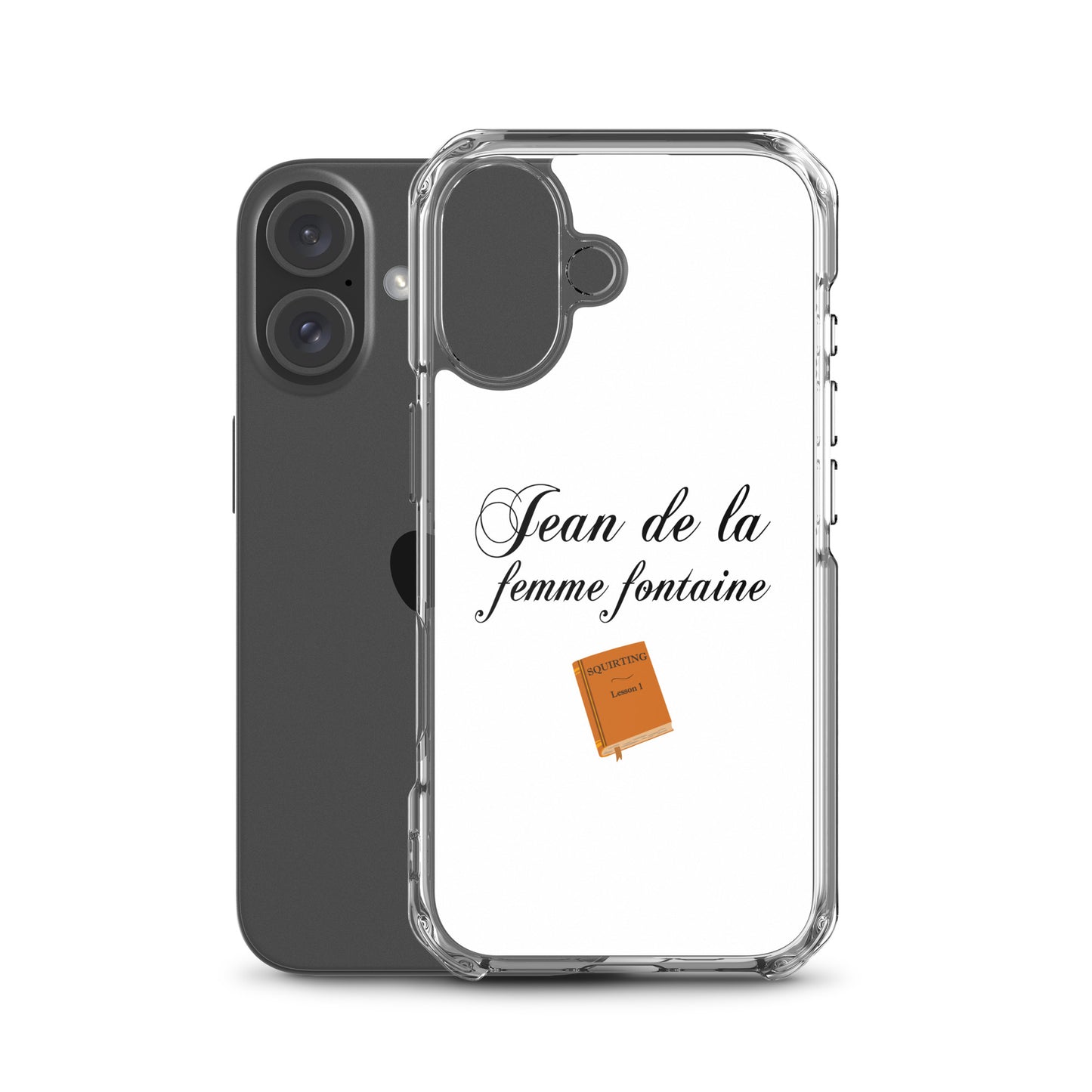 Coque iPhone Jean de la femme fontaine - Sedurro