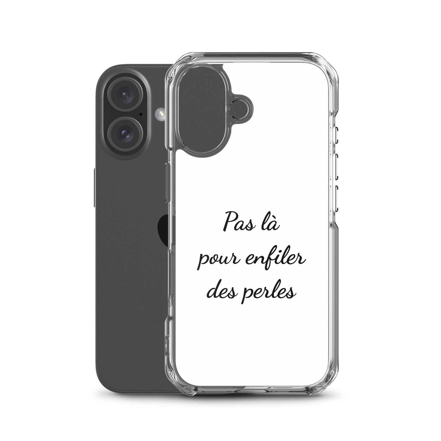 Coque iPhone Pas là pour enfiler des perles - Sedurro