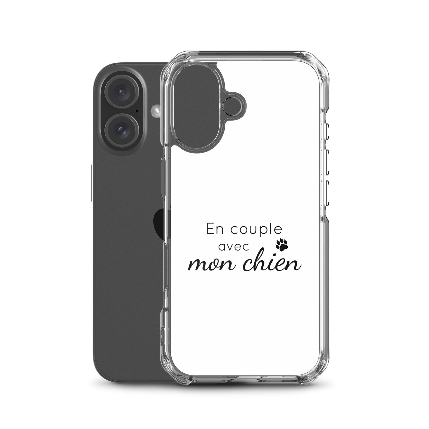 Coque iPhone En couple avec mon chien - Sedurro