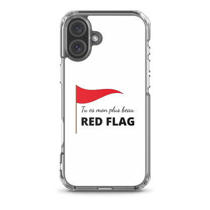 Coque iPhone Tu es mon plus beau red flag - Sedurro