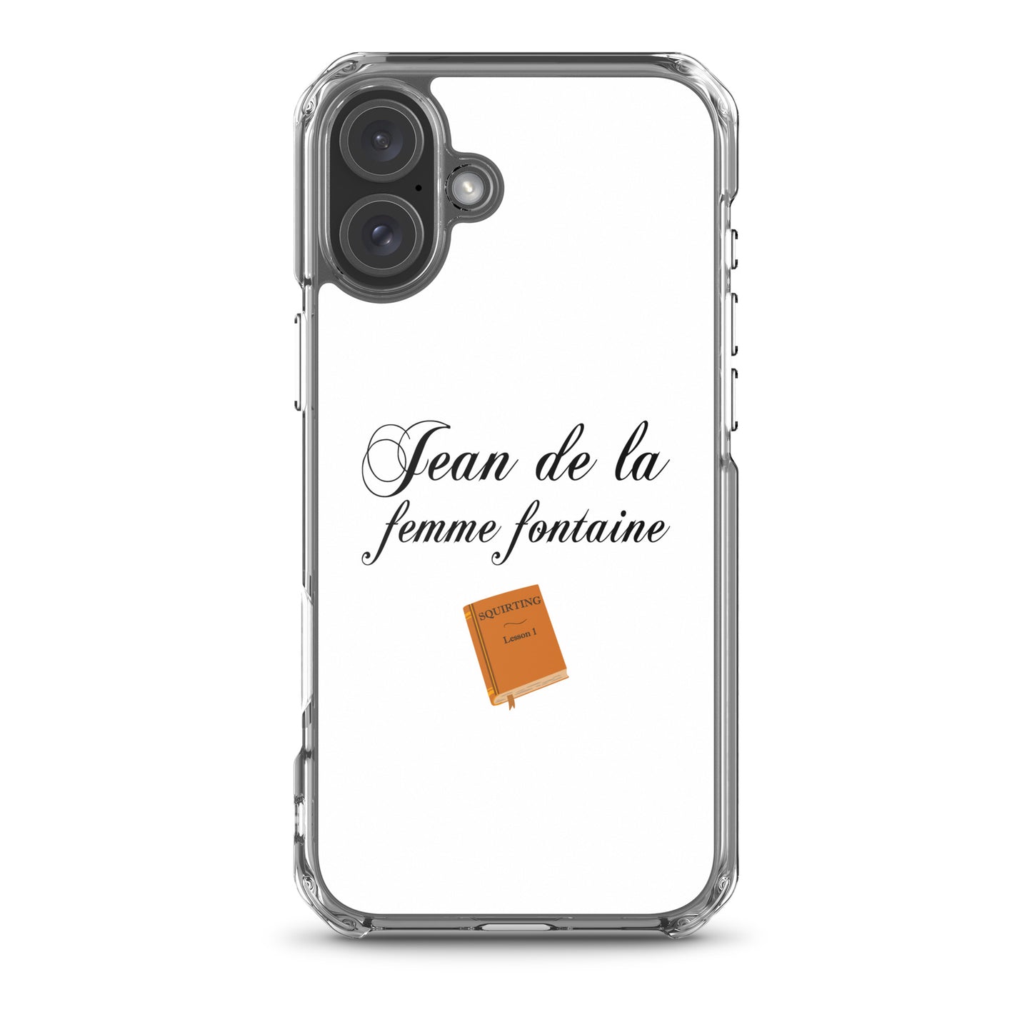 Coque iPhone Jean de la femme fontaine - Sedurro