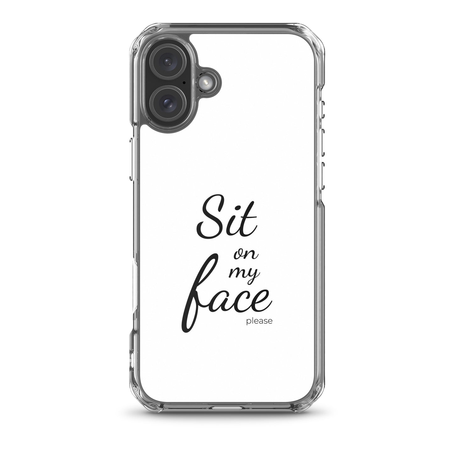 Coque iPhone Sit on my face please - Sedurro