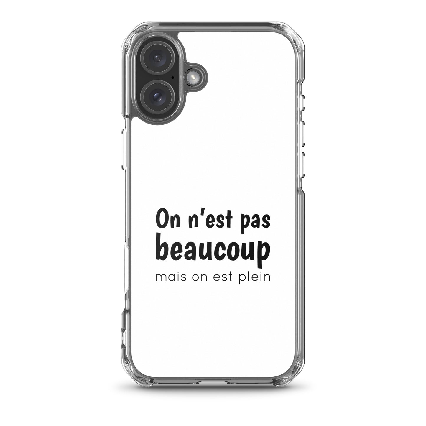 Coque iPhone On n'est pas beaucoup mais on est plein - Sedurro