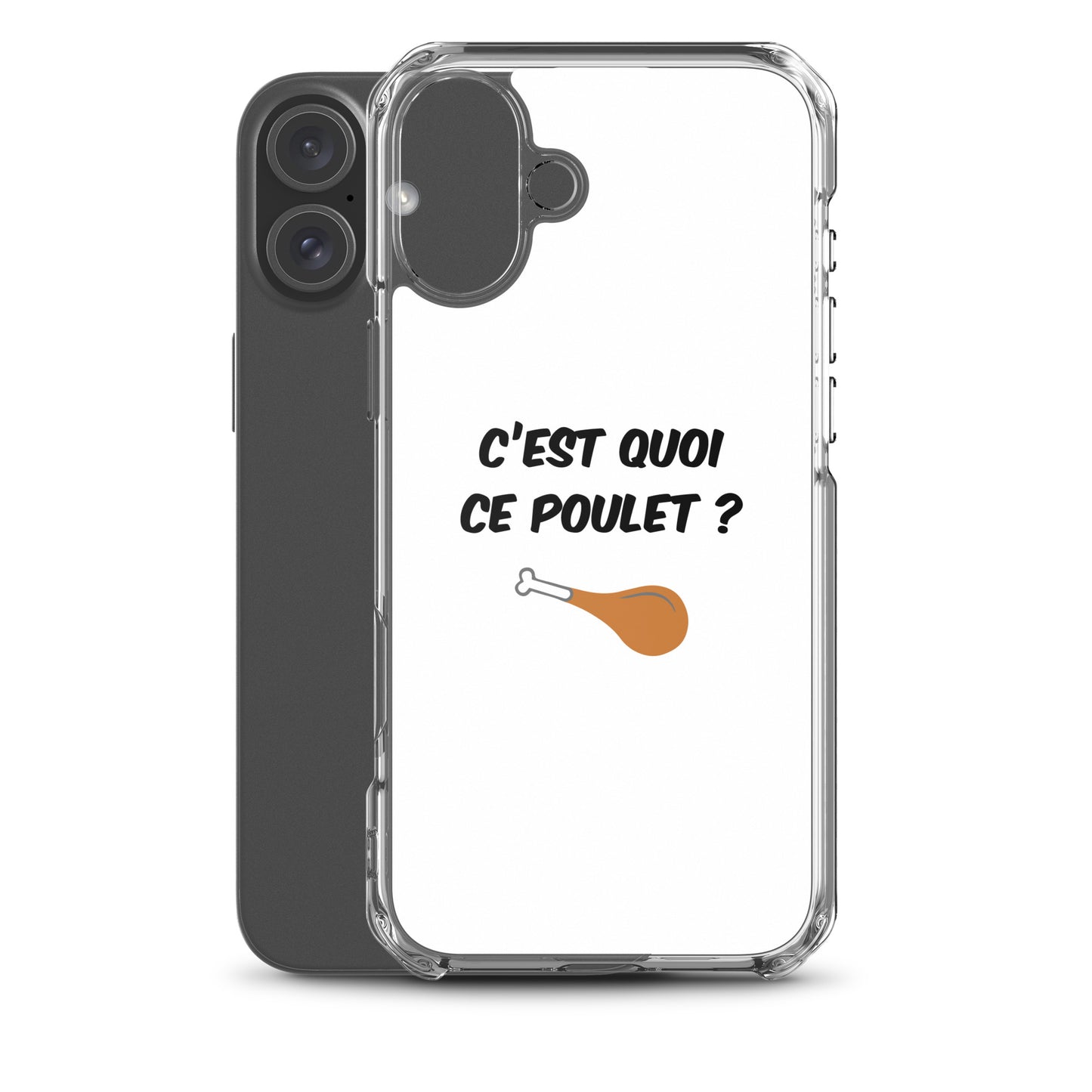 Coque iPhone C'est quoi ce poulet - Sedurro