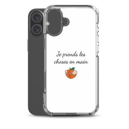 Coque iPhone Je prends les choses en main - Sedurro