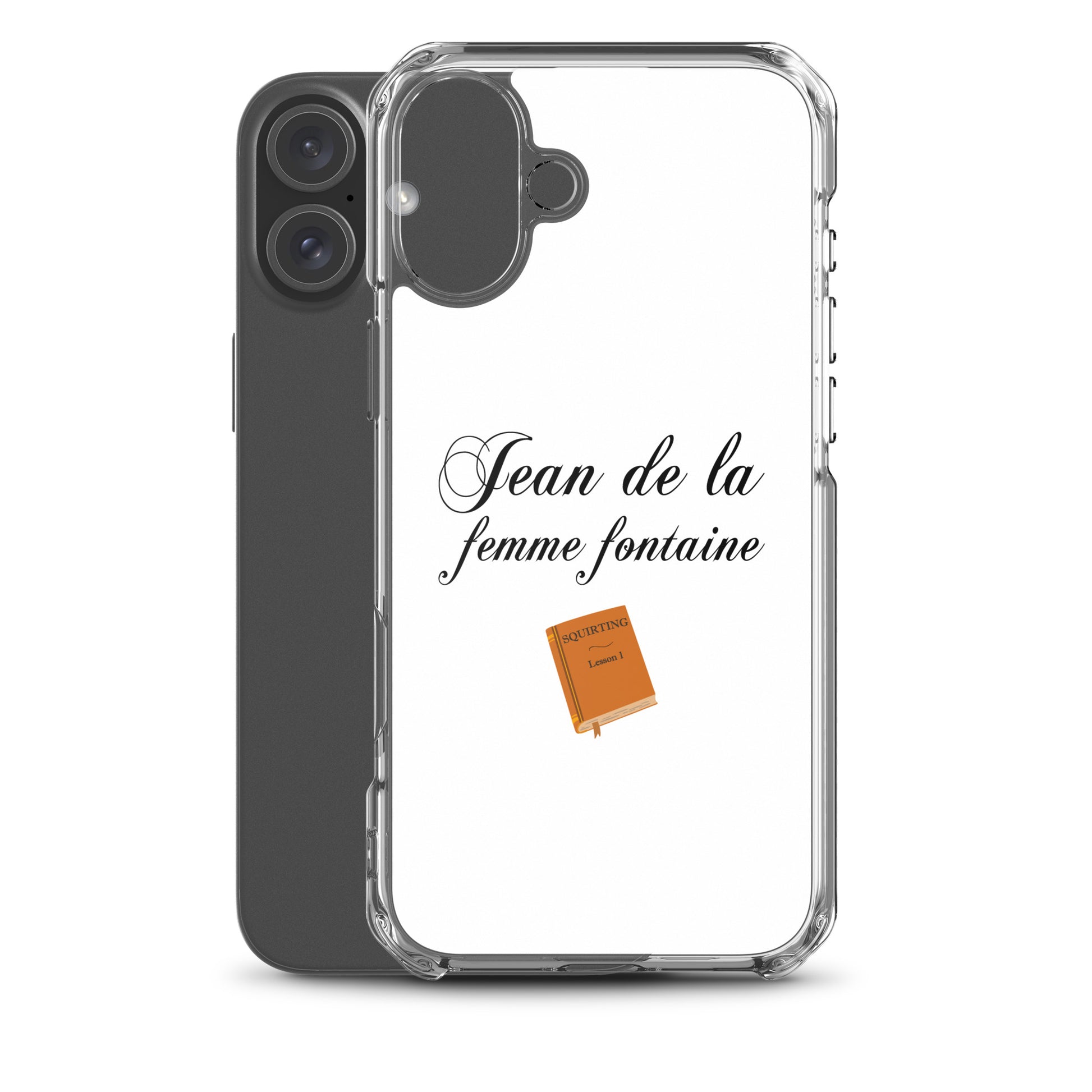 Coque iPhone Jean de la femme fontaine - Sedurro