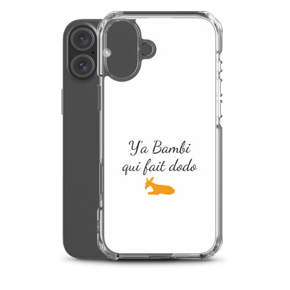 Coque iPhone Y'a bambi qui fait dodo - Sedurro