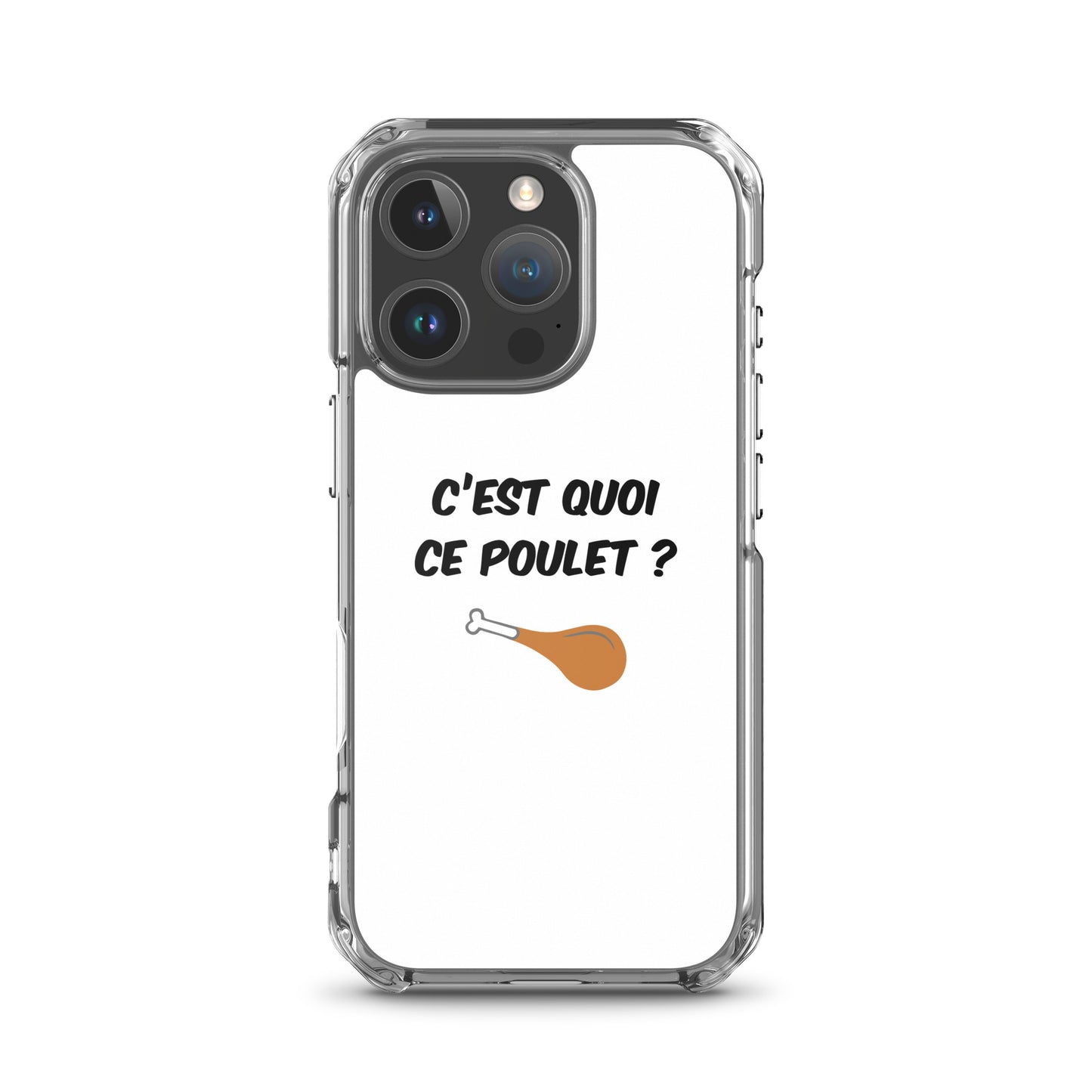 Coque iPhone C'est quoi ce poulet - Sedurro