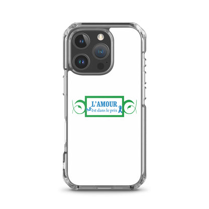 Coque iPhone L'amour est dans le prix - Sedurro