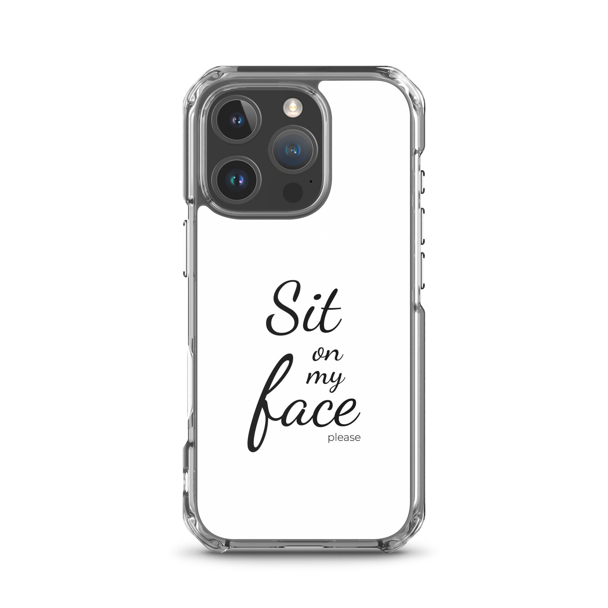 Coque iPhone Sit on my face please - Sedurro