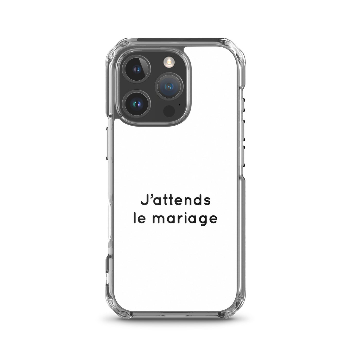 Coque iPhone J'attends le mariage - Sedurro