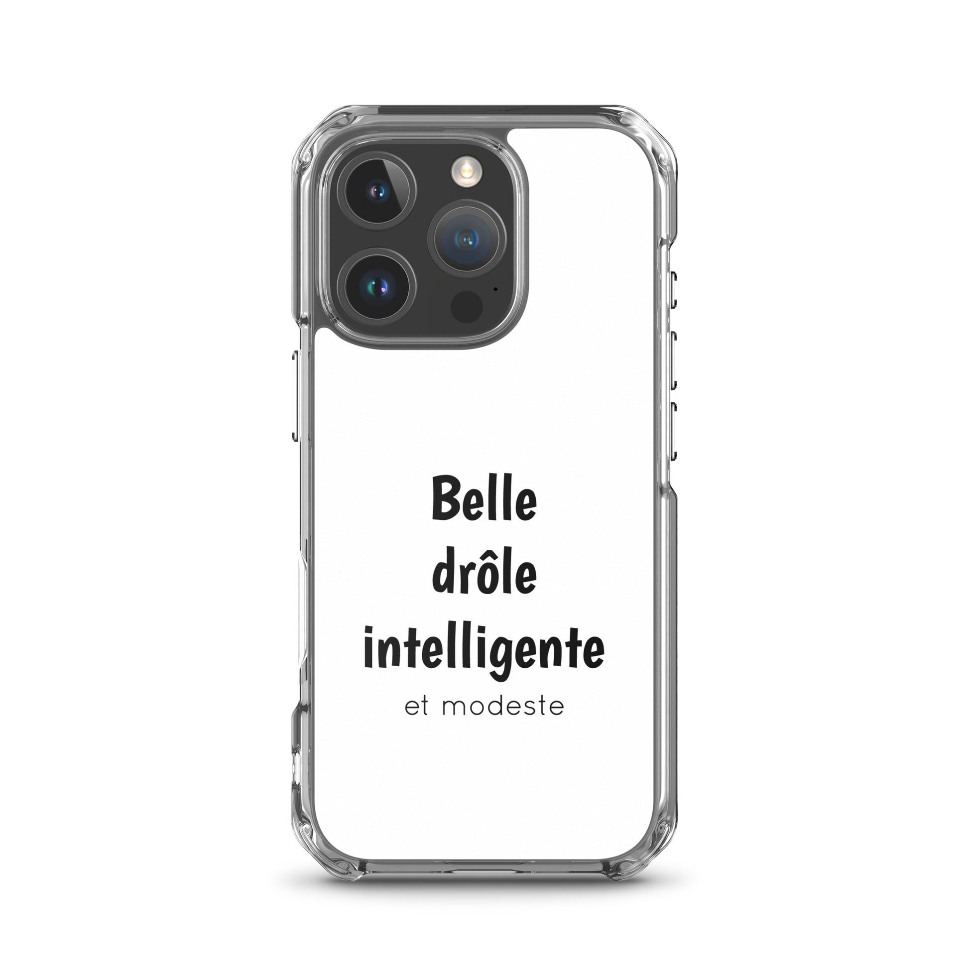 Coque iPhone Belle drôle intelligente et modeste - Sedurro