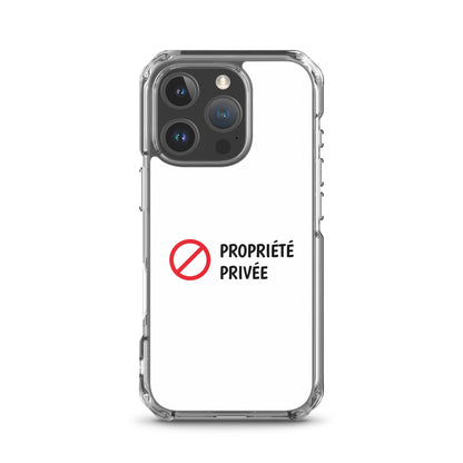 Coque iPhone Propriété privée - Sedurro