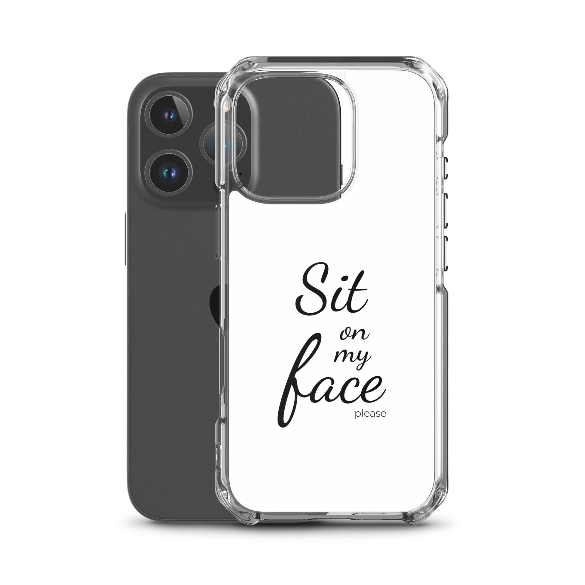 Coque iPhone Sit on my face please - Sedurro