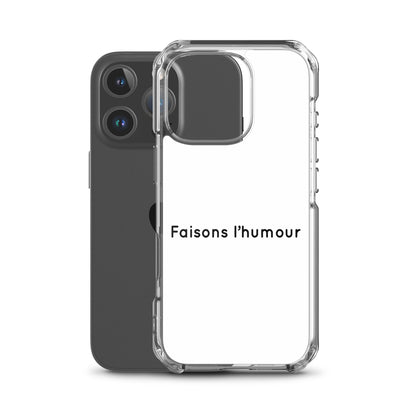 Coque iPhone Faisons l'humour - Sedurro