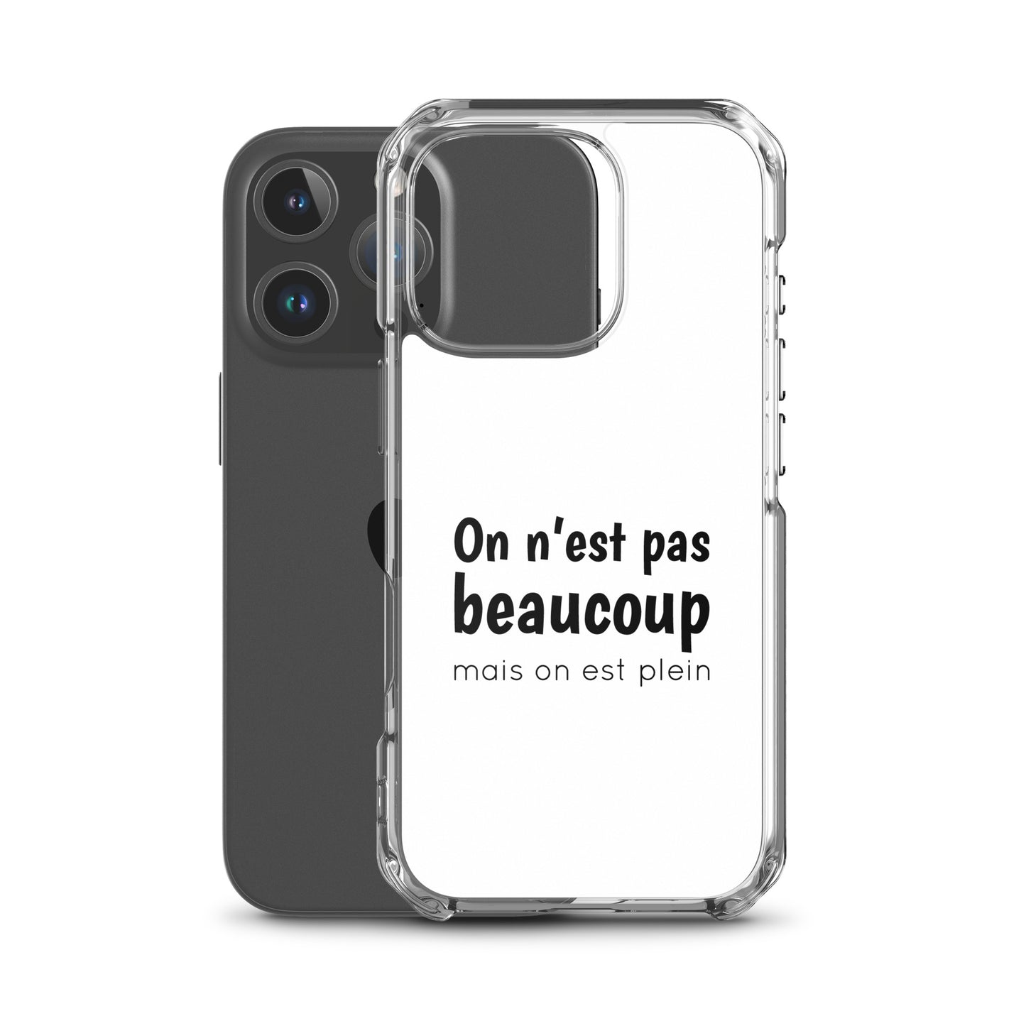 Coque iPhone On n'est pas beaucoup mais on est plein - Sedurro