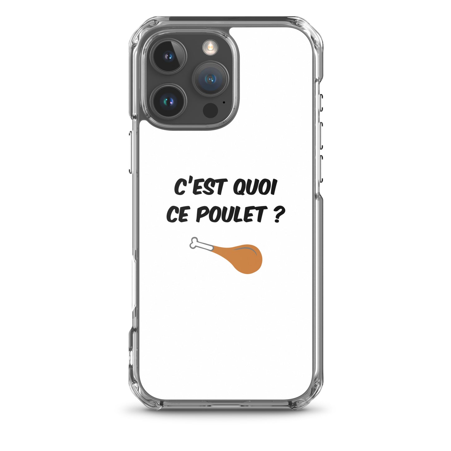 Coque iPhone C'est quoi ce poulet - Sedurro