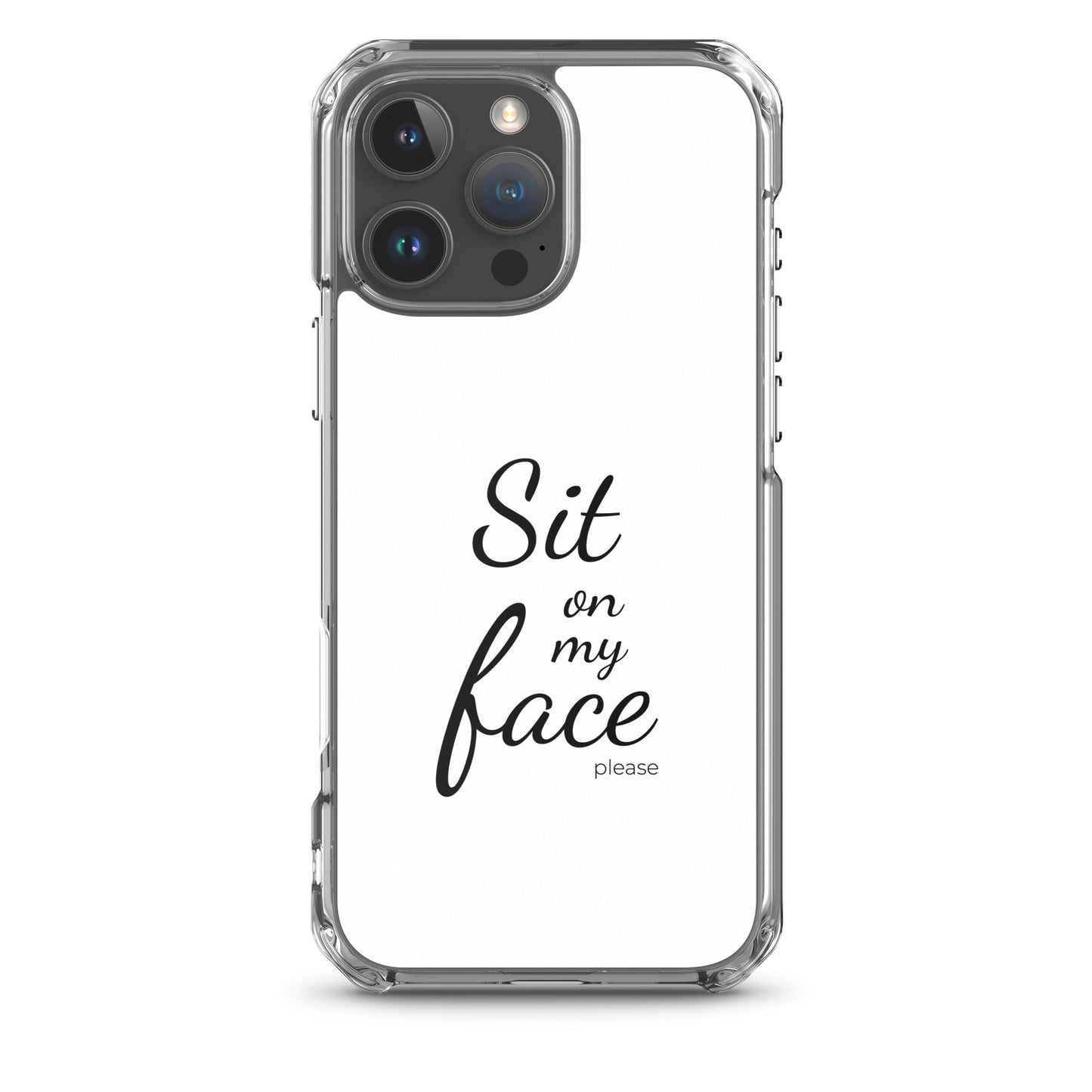 Coque iPhone Sit on my face please - Sedurro