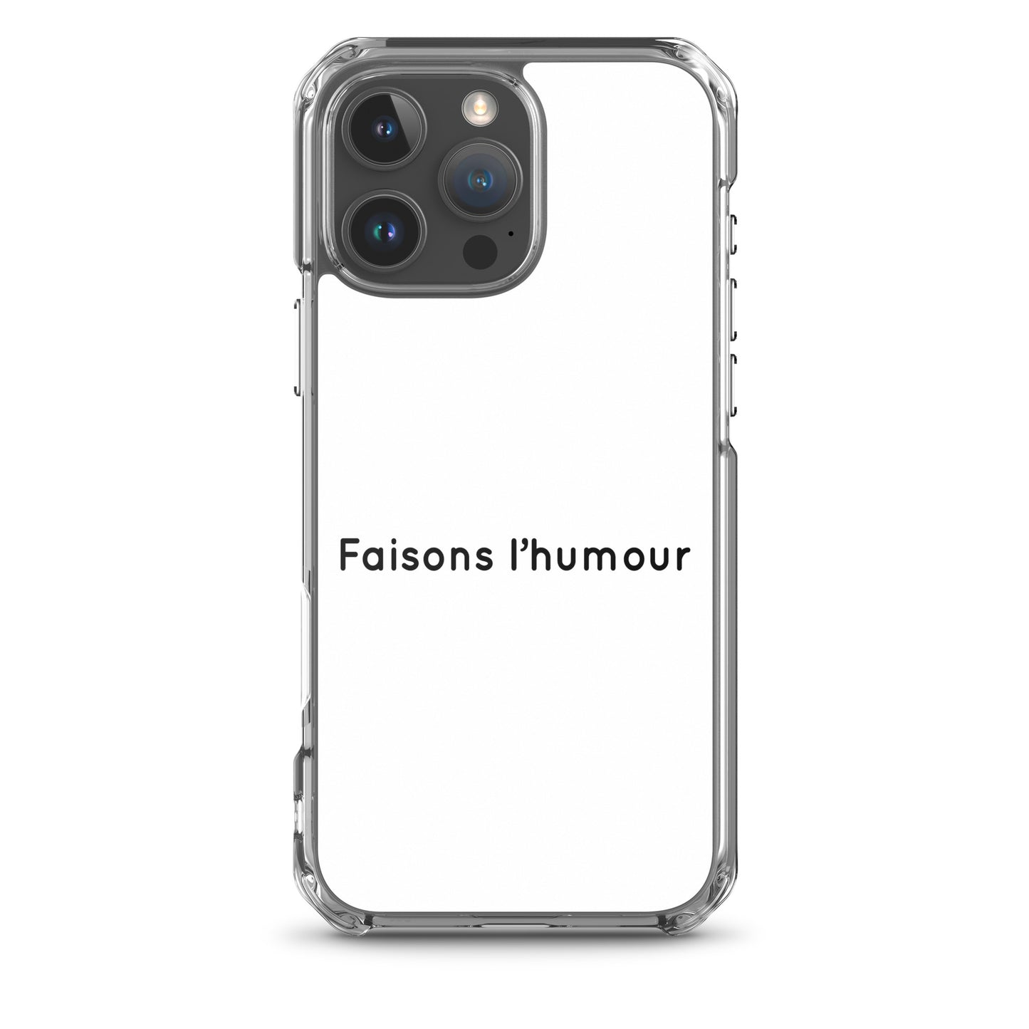 Coque iPhone Faisons l'humour - Sedurro